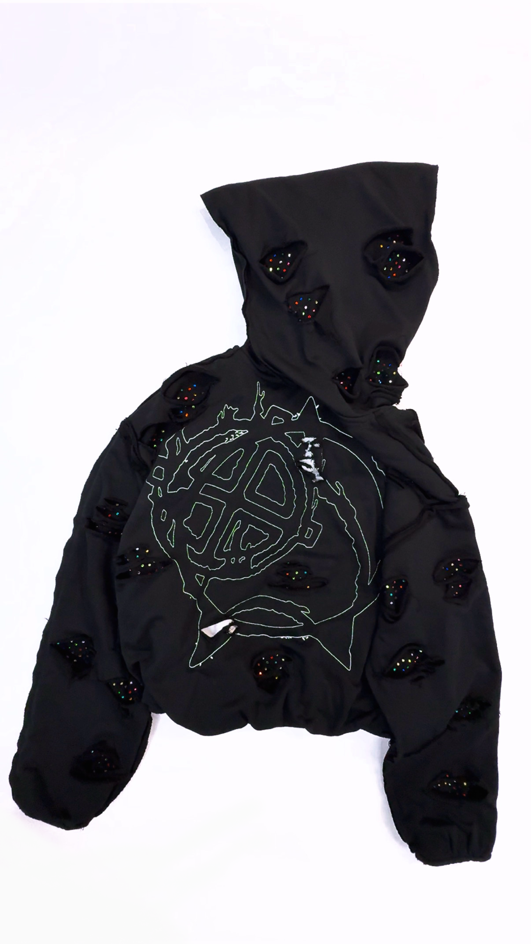 XBREAKING POINT RHINESTONE -HOODIE