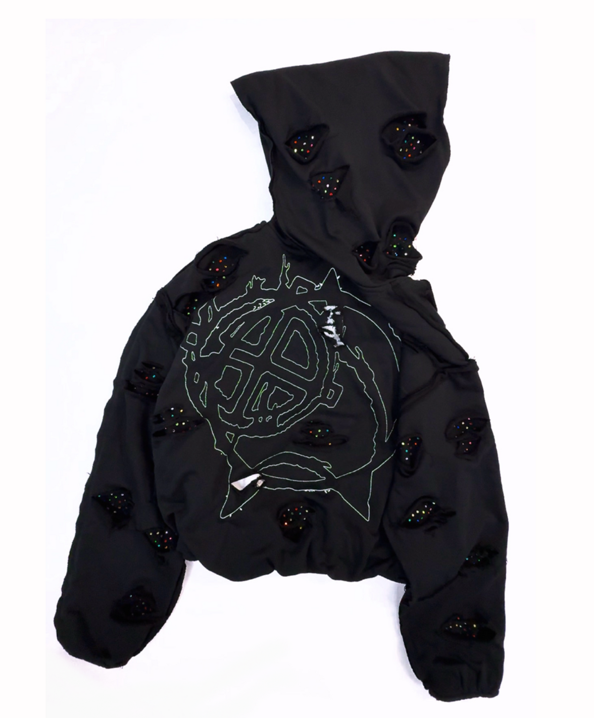 BREAKING POINT RHINESTONE -HOODIE